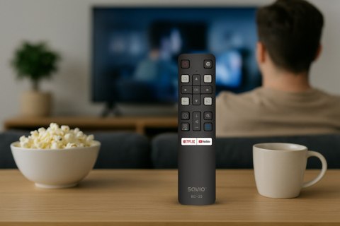 SAVIO SAVIO PILOT UNIWERSALNY/ZAMIENNIK DO TV TCL-SMART TV RC-23 SAVIO SAVIO PILOT UNIWERSALNY/ZAMIENNIK DO TV TCL-SMART TV RC-23