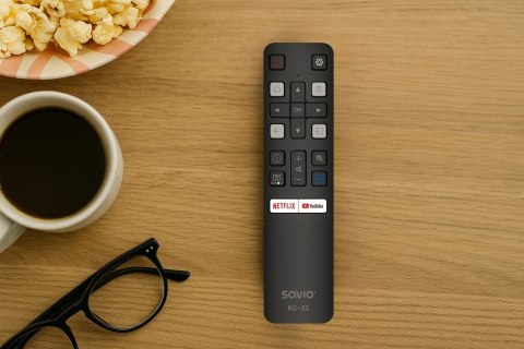 SAVIO SAVIO PILOT UNIWERSALNY/ZAMIENNIK DO TV TCL-SMART TV RC-23 SAVIO SAVIO PILOT UNIWERSALNY/ZAMIENNIK DO TV TCL-SMART TV RC-23