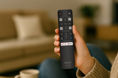 SAVIO SAVIO PILOT UNIWERSALNY/ZAMIENNIK DO TV TCL-SMART TV RC-23 SAVIO SAVIO PILOT UNIWERSALNY/ZAMIENNIK DO TV TCL-SMART TV RC-23