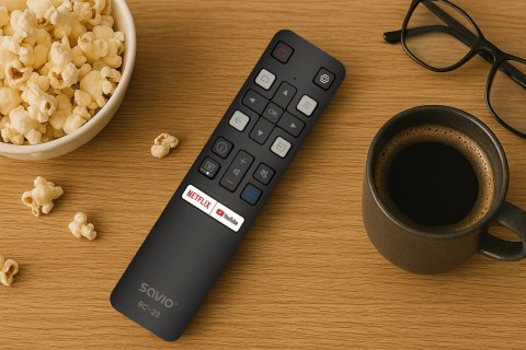 SAVIO SAVIO PILOT UNIWERSALNY/ZAMIENNIK DO TV TCL-SMART TV RC-23 SAVIO SAVIO PILOT UNIWERSALNY/ZAMIENNIK DO TV TCL-SMART TV RC-23