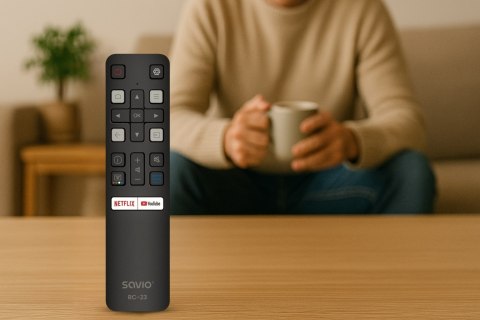 SAVIO SAVIO PILOT UNIWERSALNY/ZAMIENNIK DO TV TCL-SMART TV RC-23 SAVIO SAVIO PILOT UNIWERSALNY/ZAMIENNIK DO TV TCL-SMART TV RC-23