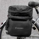Wozinsky Wozinsky pojemna torba rowerowa 60 l na bagażnik (osłona przeciwdeszczowa w zestawie) czarny (WBB13BK)