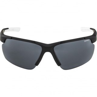 ALPINA Okulary na rower DEFEY HR kolor BLACK MATT-WHITE szkło BLACK Cat.3