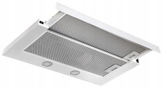 CIARKO Okap teleskopowy CIARKO SL-NT 60 Glass Biały (600mm, kolor biały, front białe szkło)