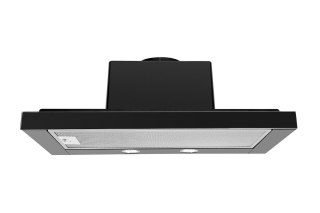 CIARKO Okap teleskopowy CIARKO SL-NT 60 Glass Czarny (600mm, kolor czarny, front czarne szkło)