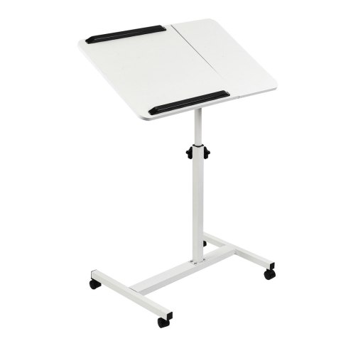Maclean MACLEAN MOBILNE BIURKO/STAND NA LAPTOP, BIAŁE, REGULACJA WYSOKOŚĆ 59-89CM, MAX. 30KG MC-121 W Maclean MACLEAN MOBILNE BIURKO/STAND NA LAPTOP, BIAŁE, REGULACJA WYSOKOŚĆ 59-89CM, MAX. 30KG MC-121 W