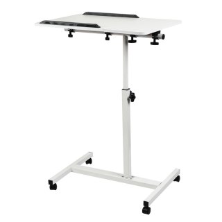 Maclean MACLEAN MOBILNE BIURKO/STAND NA LAPTOP, BIAŁE, REGULACJA WYSOKOŚĆ 59-89CM, MAX. 30KG MC-121 W