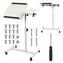 Maclean MACLEAN MOBILNE BIURKO/STAND NA LAPTOP, BIAŁE, REGULACJA WYSOKOŚĆ 59-89CM, MAX. 30KG MC-121 W