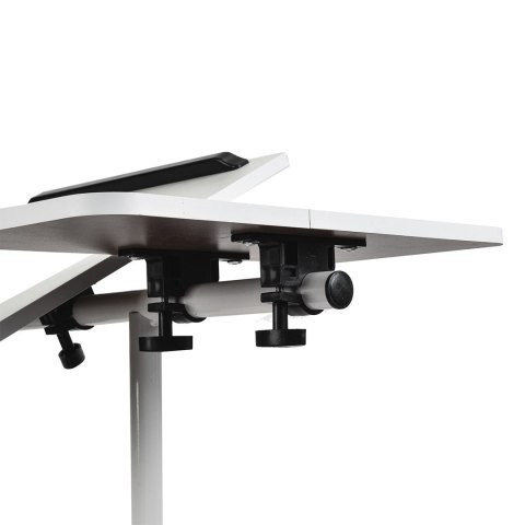 Maclean MACLEAN MOBILNE BIURKO/STAND NA LAPTOP, BIAŁE, REGULACJA WYSOKOŚĆ 59-89CM, MAX. 30KG MC-121 W Maclean MACLEAN MOBILNE BIURKO/STAND NA LAPTOP, BIAŁE, REGULACJA WYSOKOŚĆ 59-89CM, MAX. 30KG MC-121 W