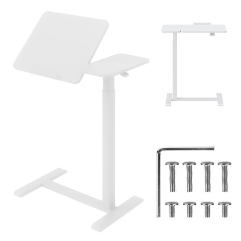 Maclean MACLEAN MOBILNE BIURKO/STAND NA LAPTOP, BIAŁE, REGULACJA WYSOKOŚCI 76-109CM, MAX. 30KG MC-120 W Maclean MACLEAN MOBILNE BIURKO/STAND NA LAPTOP, BIAŁE, REGULACJA WYSOKOŚCI 76-109CM, MAX. 30KG MC-120 W