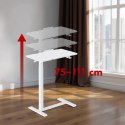 Maclean MACLEAN MOBILNE BIURKO/STAND NA LAPTOP, BIAŁE, REGULACJA WYSOKOŚCI 76-109CM, MAX. 30KG MC-120 W