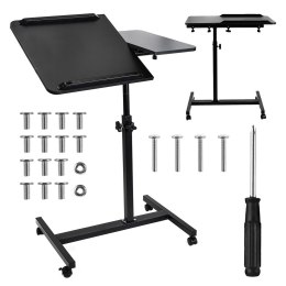 Maclean MACLEAN MOBILNE BIURKO/STAND NA LAPTOP, CZARNE, REGULACJA WYSOKOŚC 59-89CM, MAX. 30KG MC-121 B