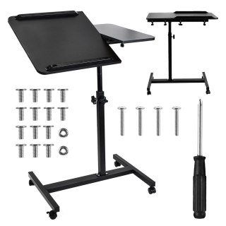 Maclean MACLEAN MOBILNE BIURKO/STAND NA LAPTOP, CZARNE, REGULACJA WYSOKOŚC 59-89CM, MAX. 30KG MC-121 B
