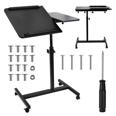 Maclean MACLEAN MOBILNE BIURKO/STAND NA LAPTOP, CZARNE, REGULACJA WYSOKOŚC 59-89CM, MAX. 30KG MC-121 B Maclean MACLEAN MOBILNE BIURKO/STAND NA LAPTOP, CZARNE, REGULACJA WYSOKOŚC 59-89CM, MAX. 30KG MC-121 B