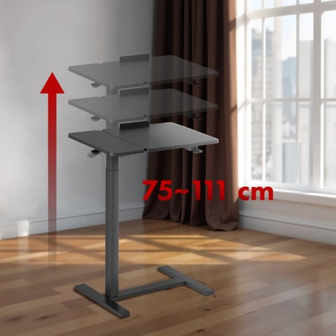 Maclean MACLEAN MOBILNE BIURKO/STAND NA LAPTOP, CZARNE, REGULACJA WYSOKOŚCI 76-109CM, MAX. 30KG MC-120 B Maclean MACLEAN MOBILNE BIURKO/STAND NA LAPTOP, CZARNE, REGULACJA WYSOKOŚCI 76-109CM, MAX. 30KG MC-120 B
