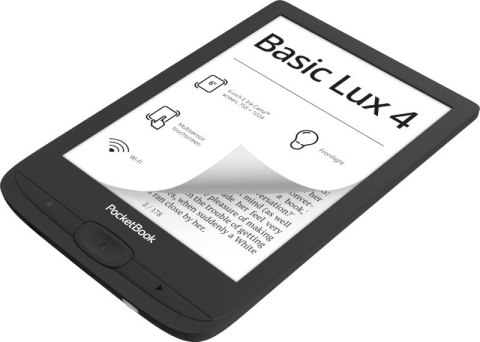 POCKETBOOK Ebook PocketBook Basic Lux 4 618 6" 8GB Wi-Fi Black (WYPRZEDAŻ) POCKETBOOK Ebook PocketBook Basic Lux 4 618 6" 8GB Wi-Fi Black (WYPRZEDAŻ)