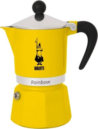 BIALETTI Bialetti kawiarka Rainbow 6tz Żółta