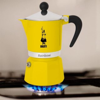 BIALETTI Bialetti kawiarka Rainbow 6tz Żółta