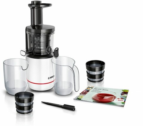 BOSCH Wyciskarka wolnoobrotowa Do owoców i warzyw BOSCH MESM500W (150W; kolor czarno-biały) BOSCH Wyciskarka wolnoobrotowa Do owoców i warzyw BOSCH MESM500W (150W; kolor czarno-biały)