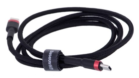 Baseus BASEUS KABEL USB-C DO USB-C CAFULE 60W 1M, CZARNY Baseus BASEUS KABEL USB-C DO USB-C CAFULE 60W 1M, CZARNY