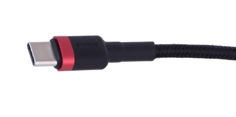 Baseus BASEUS KABEL USB-C DO USB-C CAFULE 60W 1M, CZARNY Baseus BASEUS KABEL USB-C DO USB-C CAFULE 60W 1M, CZARNY