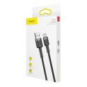 Baseus BASEUS KABEL USB DO USB-C CAFULE 3A 1M SZARO-CZARN