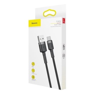 Baseus BASEUS KABEL USB DO USB-C CAFULE 3A 1M SZARO-CZARN