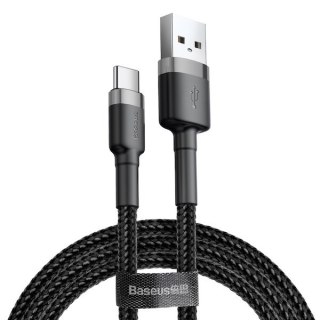 Baseus BASEUS KABEL USB DO USB-C CAFULE 3A 1M SZARO-CZARN