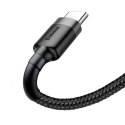 Baseus BASEUS KABEL USB DO USB-C CAFULE 3A 1M SZARO-CZARN