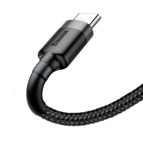 Baseus BASEUS KABEL USB DO USB-C CAFULE 3A 1M SZARO-CZARN Baseus BASEUS KABEL USB DO USB-C CAFULE 3A 1M SZARO-CZARN