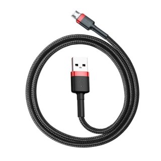 Baseus Kabel Baseus cafule CAMKLF-C91 (USB M - Micro USB M; 2m; kolor czarno-czerwony)