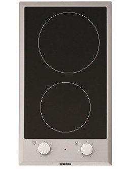 Beko Płyta ceramiczna Beko HDCC 32200 X (2 pola grzejne; kolor inox)