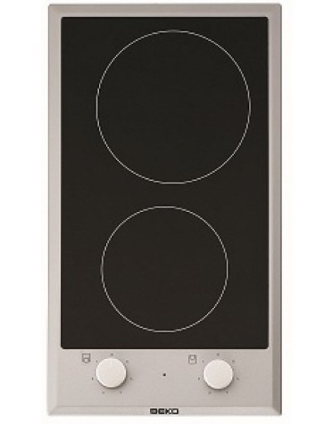 Beko Płyta ceramiczna Beko HDCC 32200 X (2 pola grzejne; kolor inox) Beko Płyta ceramiczna Beko HDCC 32200 X (2 pola grzejne; kolor inox)