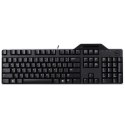 Dell Klawiatura Dell KB-813 Smartcard Reader USB Keyboard Black