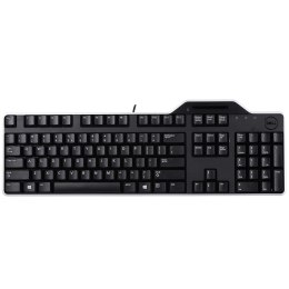 Dell Klawiatura Dell KB-813 Smartcard Reader USB Keyboard Black