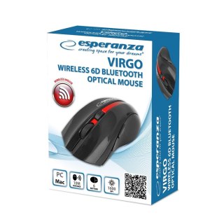 Esperanza ESPERANZA MYSZ BLUETOOTH 6D VIRGO CZERWONA EM129R