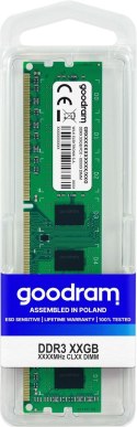 GoodRam Pamięć GoodRam PC1333 GR1333D364L9S/4G (DDR3 DIMM; 1 x 4 GB; 1333 MHz; CL9)
