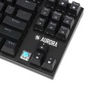 IBOX KLAWIATURA I-BOX AURORA K-2R RGB, MECHANICZNA, BLUE SWITCH, GAMING