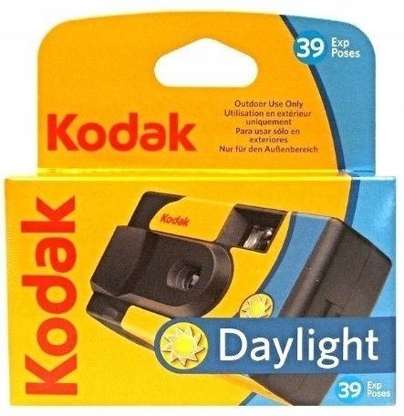 Kodak Kodak DAYLIGHT Aparat Fotograficzny Jednorazowy z filmem kolorowym 27+12 klatek zdjęć, bez wbudowanej lampy błyskowej