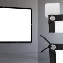 Maclean MACLEAN EKRAN PROJEKCYJNY 150", 330X187CM, OBRAMOWANIE 25MM 16:9, HACZYKI DO NACIĄGU MC-167