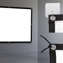 Maclean MACLEAN EKRAN PROJEKCYJNY 84", 175X131CM, , OBRAMOWANIE 25MM 4:3, HACZYKI DO NACIĄGU MC-166