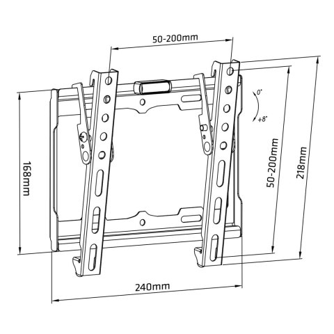 Maclean MACLEAN UCHWYT DO TV 13-42" DO 25KG MC-942 Maclean MACLEAN UCHWYT DO TV 13-42" DO 25KG MC-942