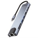Media tech MEDIA-TECH HUB USB 8 IN 1 GIGA LAN HUB MT5046