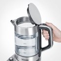 SEVERIN SEVERIN CZAJNIK ELEKTRYCZNY SZKŁO-STAL, REG. TEMPERATURY, SITKO DO HERBATY, AUT. PROGRAM, KONTROLER STRIX, 1,7L 3000W WK3422