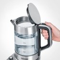 SEVERIN SEVERIN CZAJNIK ELEKTRYCZNY SZKŁO-STAL, REG. TEMPERATURY, SITKO DO HERBATY, AUT. PROGRAM, KONTROLER STRIX, 1,7L 3000W WK3422