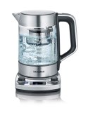 SEVERIN SEVERIN CZAJNIK ELEKTRYCZNY SZKŁO-STAL, REG. TEMPERATURY, SITKO DO HERBATY, AUT. PROGRAM, KONTROLER STRIX, 1,7L 3000W WK3422