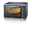 SEVERIN SEVERIN MINI PIEKARNIK, TERMOOBIEG, TEMP. DO 230°C, TIMER DO 120 MIN, KAMIEŃ DO PIZZY, RUSZT, ROŻEN , 42 L, 1800W TO2058