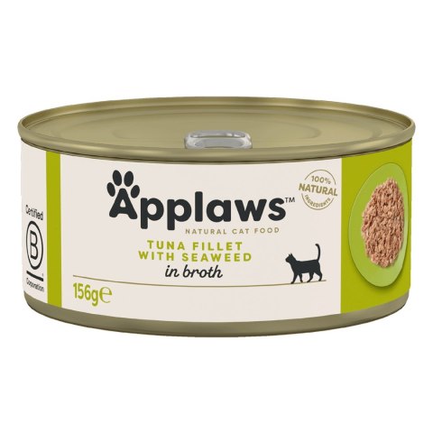 Applaws Cat Tin Tuna Fillet with Seaweed 156g Applaws Cat Tin Tuna Fillet with Seaweed 156g