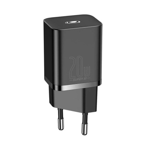 Baseus BASEUS ŁADOWARKA SIECIOWA QUICK CHARGER 20W CZARNA Baseus BASEUS ŁADOWARKA SIECIOWA QUICK CHARGER 20W CZARNA