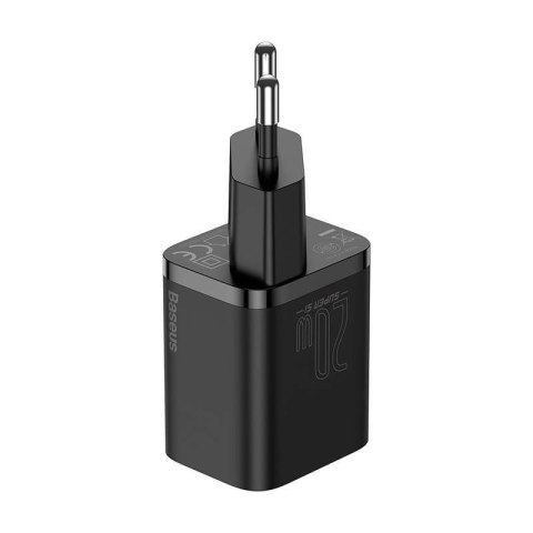 Baseus BASEUS ŁADOWARKA SIECIOWA QUICK CHARGER 20W CZARNA Baseus BASEUS ŁADOWARKA SIECIOWA QUICK CHARGER 20W CZARNA